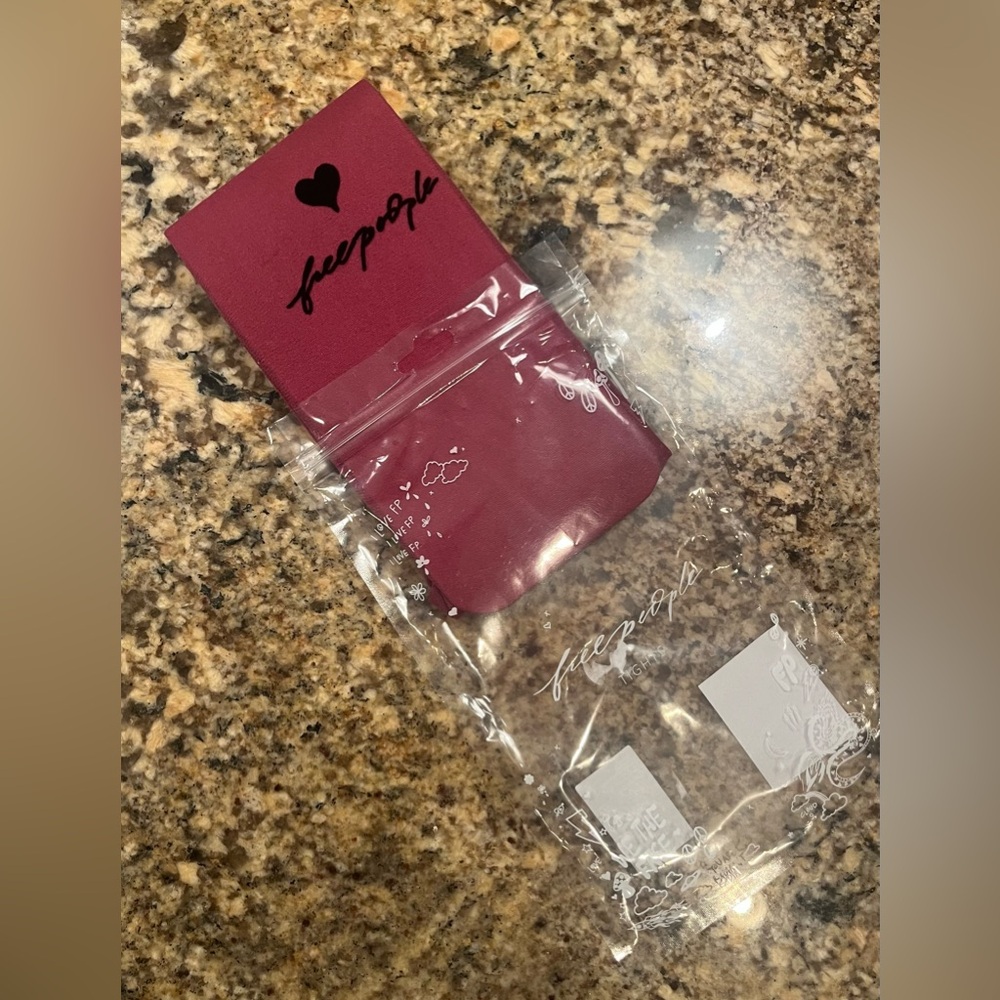 NWT Free People Seamless Sheer Logo Tights